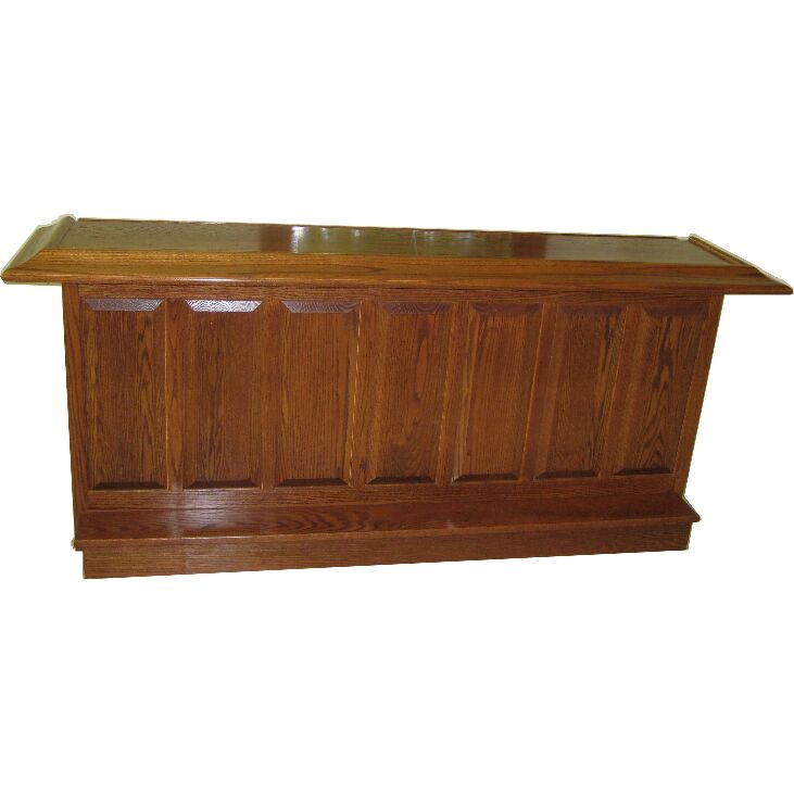 Oak free standing bar